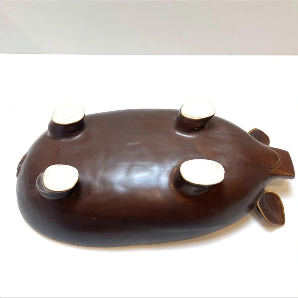 Vintage ceramic pig serving dish - Picture 6 of 8